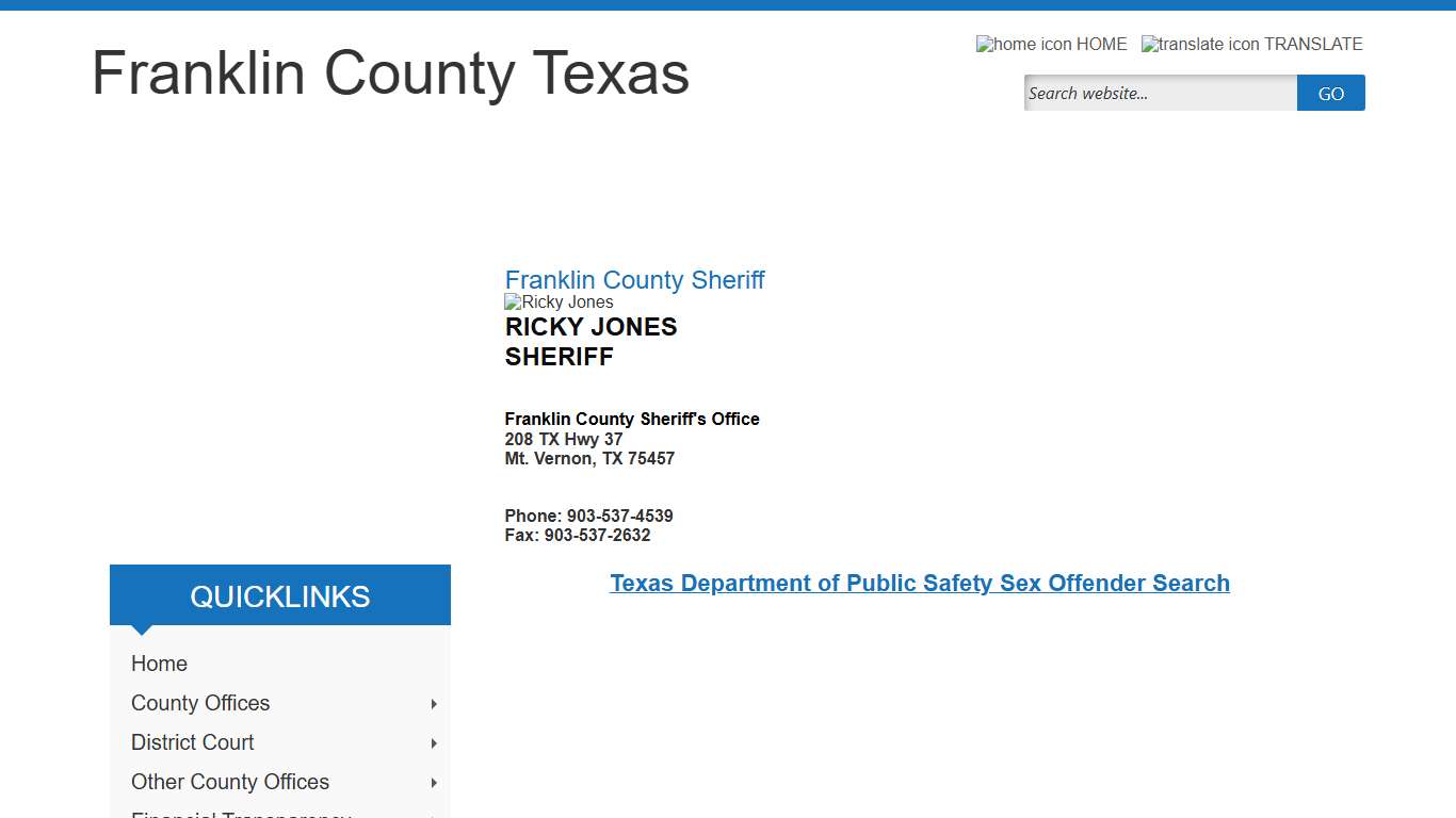 Franklin County, Texas